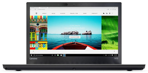 Laptops - Lenovo ThinkPad T470 i5-7300U 2.6GHz 256GB 16GB 14" 1920X1080